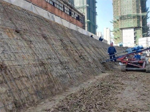 蒲城建筑边坡支护